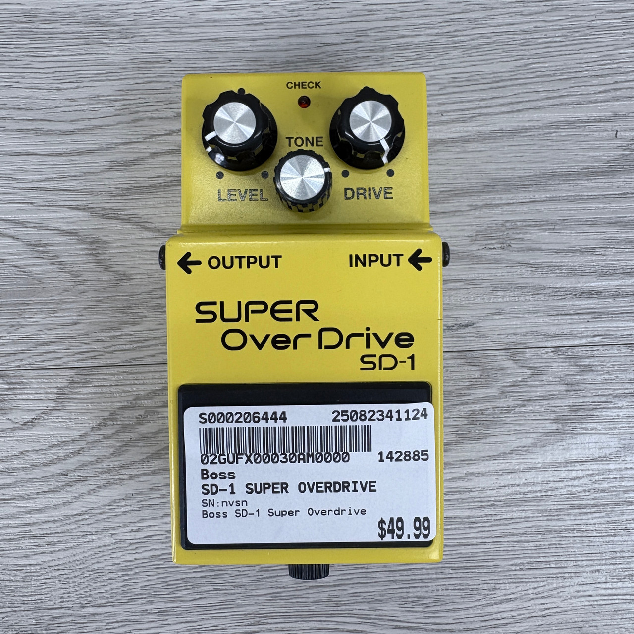 Used Boss SD-1 SUPER OVERDRIVE Overdrive Pedal