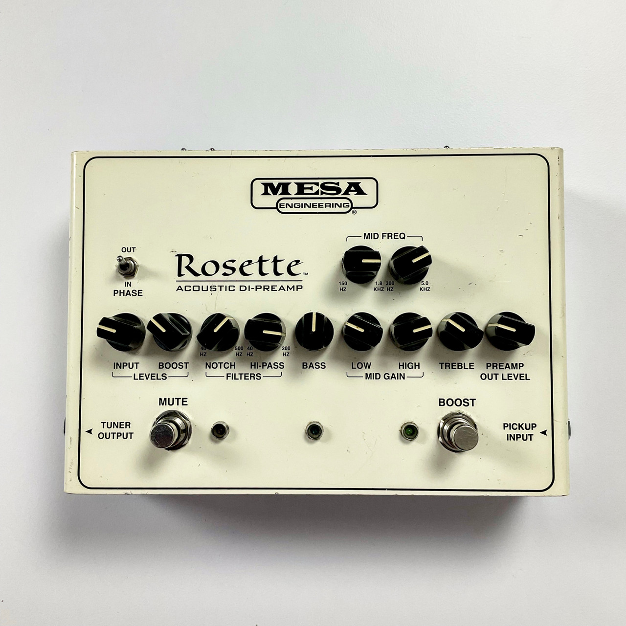 Used Mesa Rosette Acoustic DI-Preamp Pedal