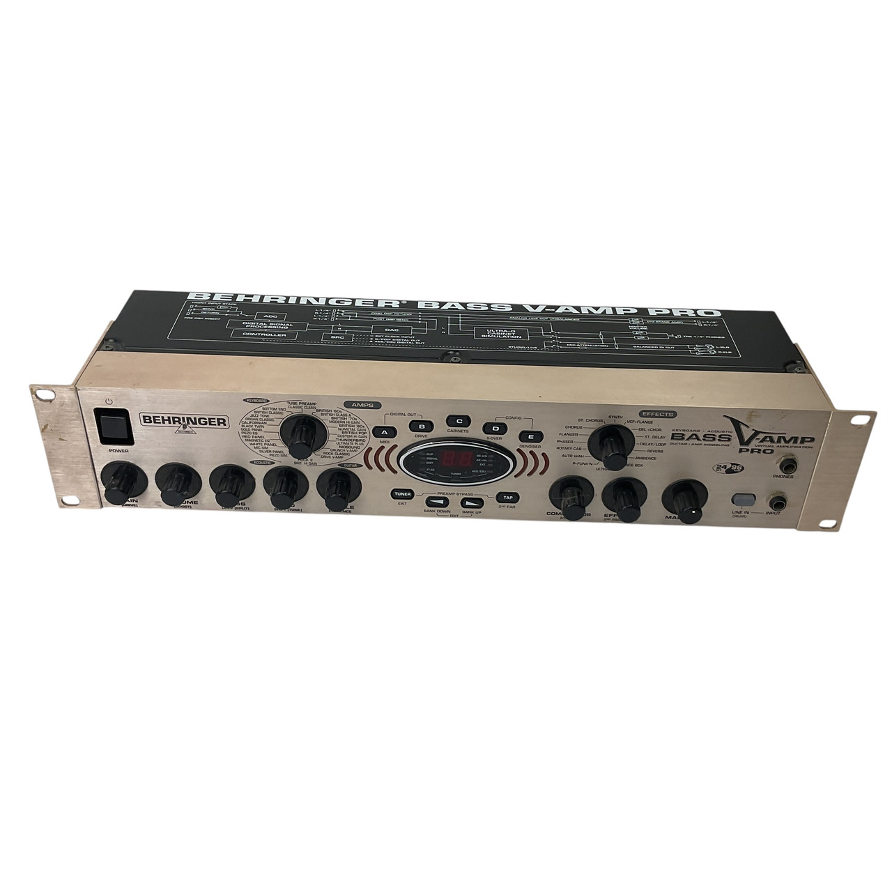 Used Behringer BASS V-AMP PRO Rackmount Guitar Effect