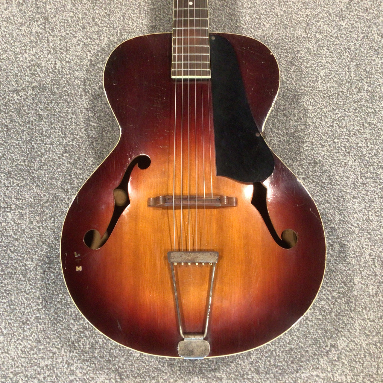 Used 1940s HARMONY PLAYTIME Archtop Acoustic Guitar
