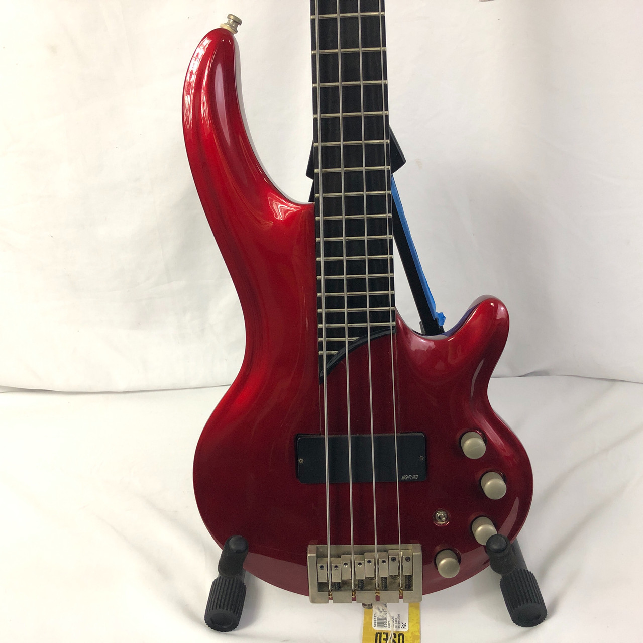 Used Cort CURBOW Bass Guitar Red 4-String