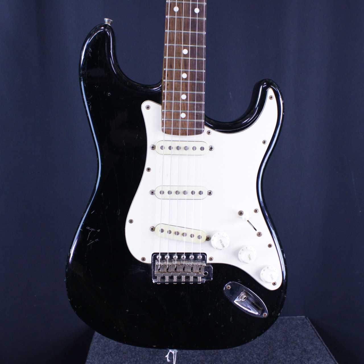 Used Kramer FOCUS CLASSIC Vintage S Type Electric Guitar Black 6