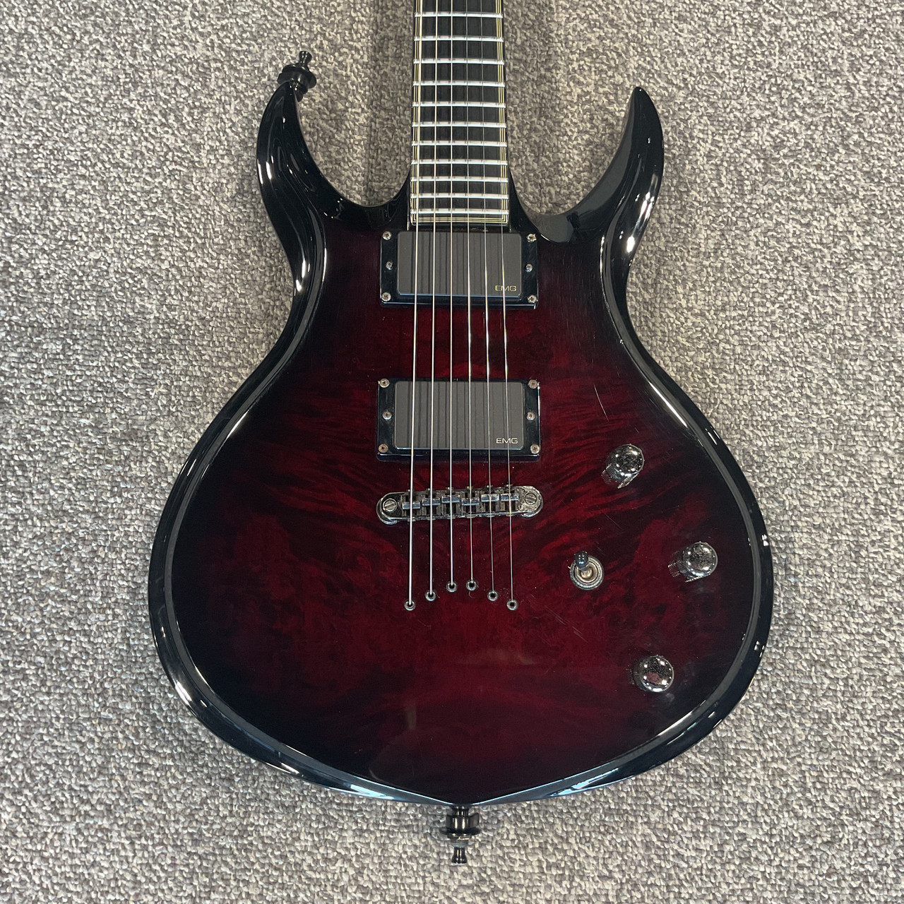 Used SCHECTER DEVIL CUSTOM Electric Guitar