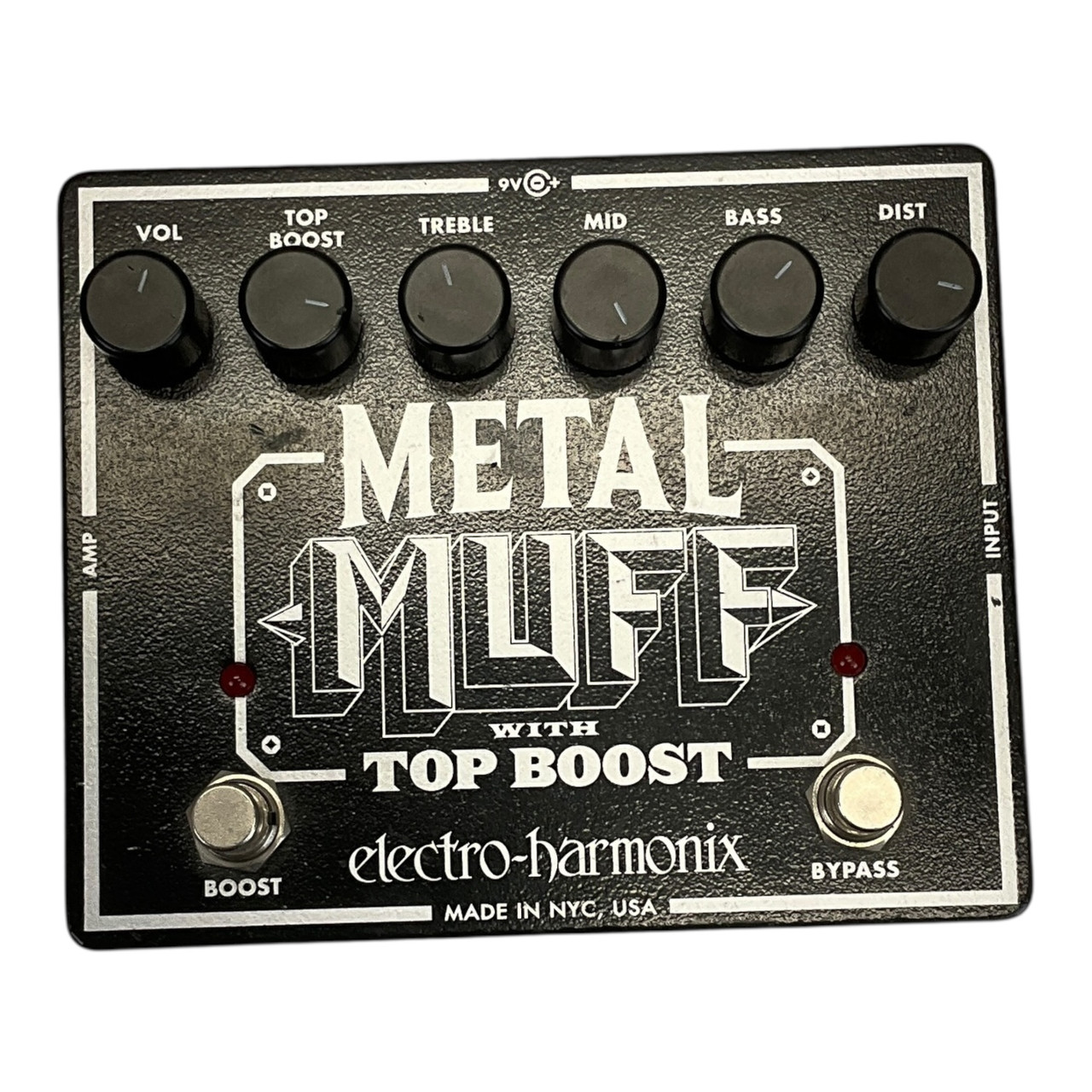 Used Electro Harmonix Metal Muff With Top Boost Distortion Pedal