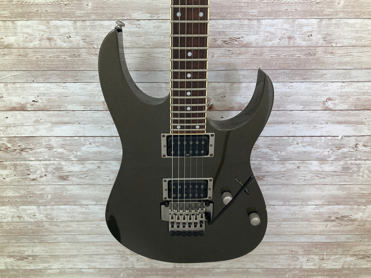 Used Ibanez RGT 42 Super S Electric Guitar Silver/Gray 6-String