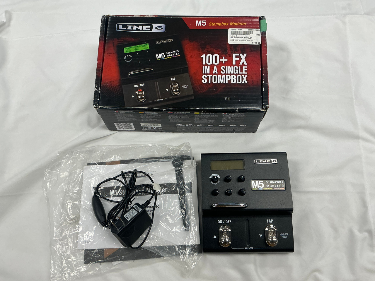 Used Line 6 M5 STOMPBOX MODELER Pedal Power Supply