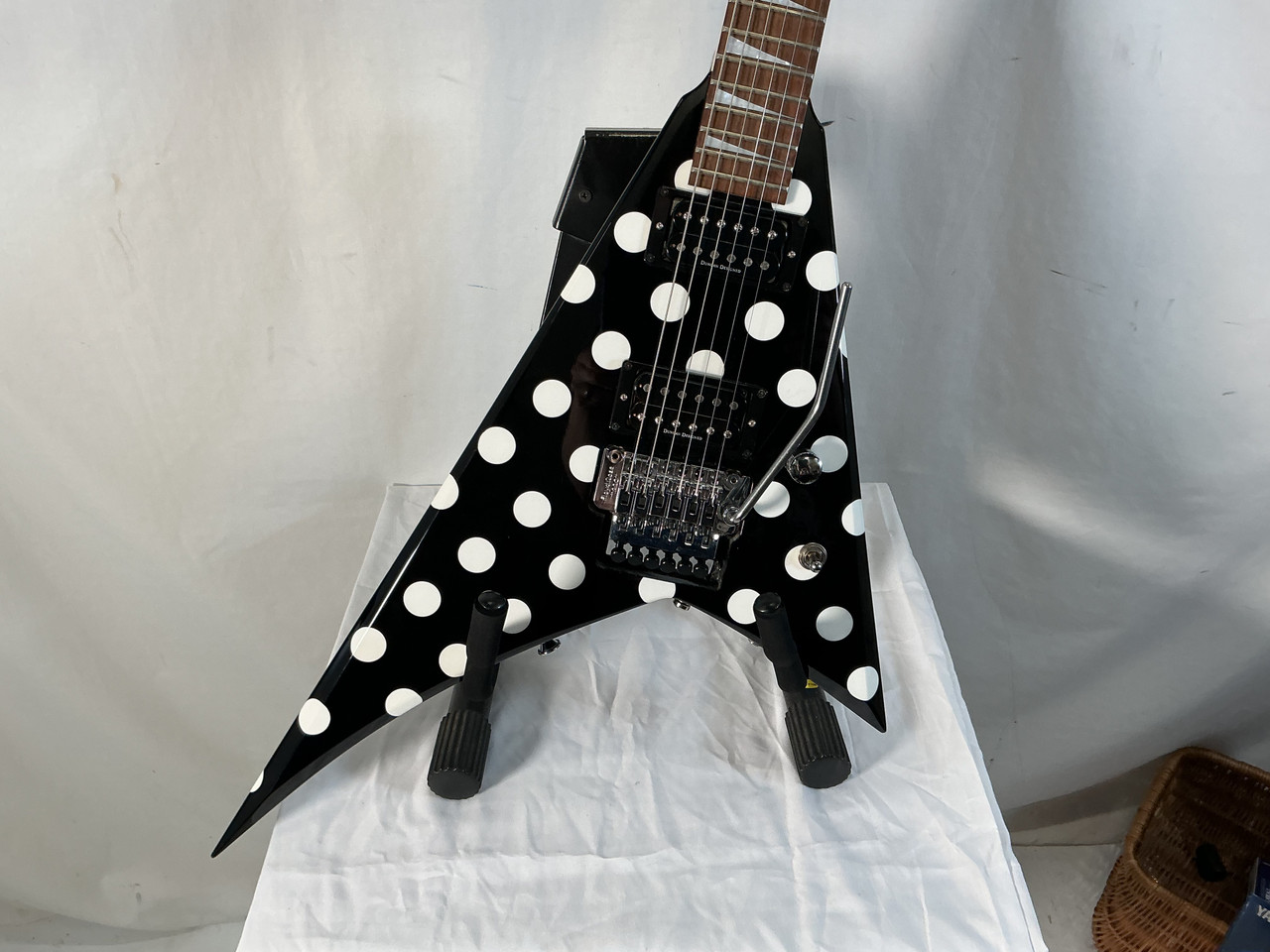 Used Jackson RX10D RANDY RHOADS POLKA DOT Pointy Electric Guitar