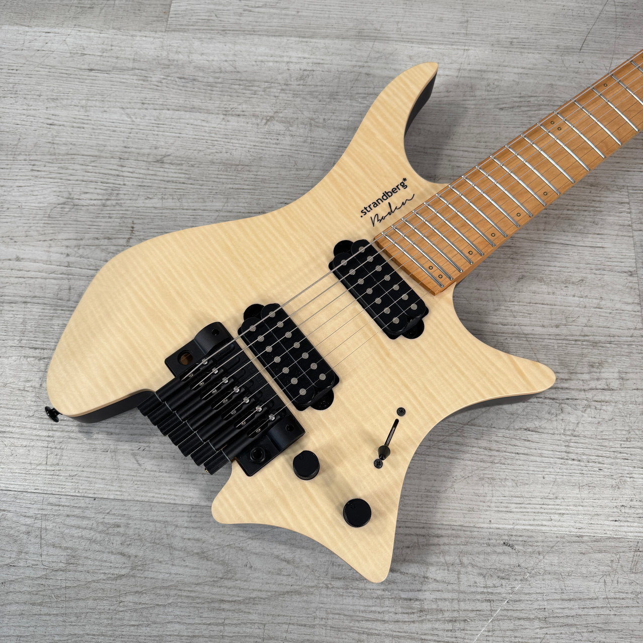 Used Strandberg Boden Standard NX 7 Tremolo - Natural - Gig Bag