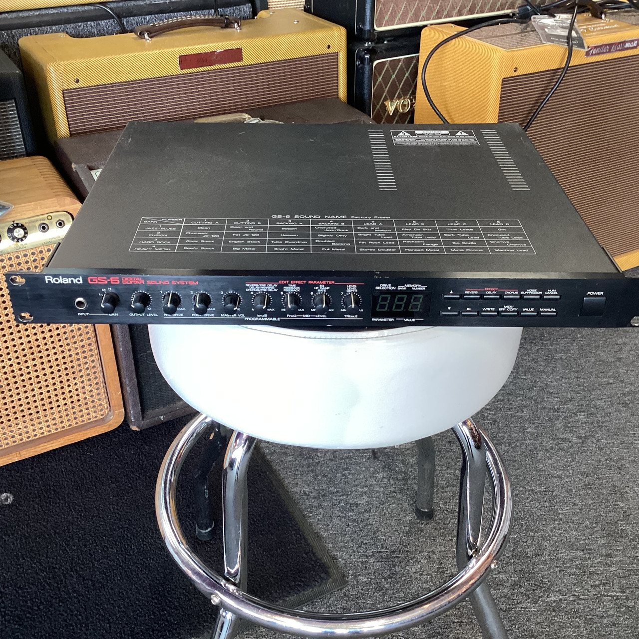 Used Roland GS-6 Rackmount Guitar Pre-Amp