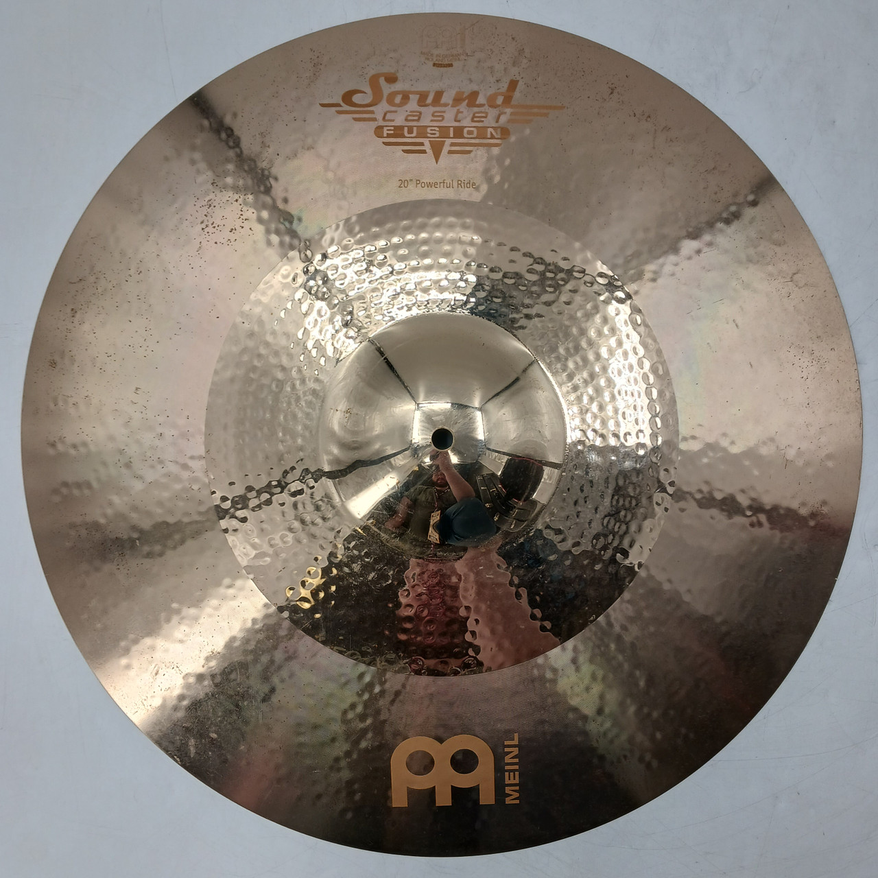 Used Meinl 20 IN SOUND CASTER FUSION POWERFUL RIDE Ride Cymbal 20