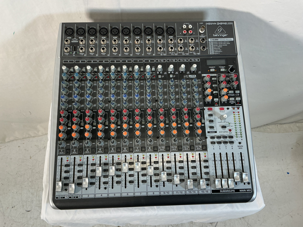 Used Behringer XENYX QX2442USB Mixing Console