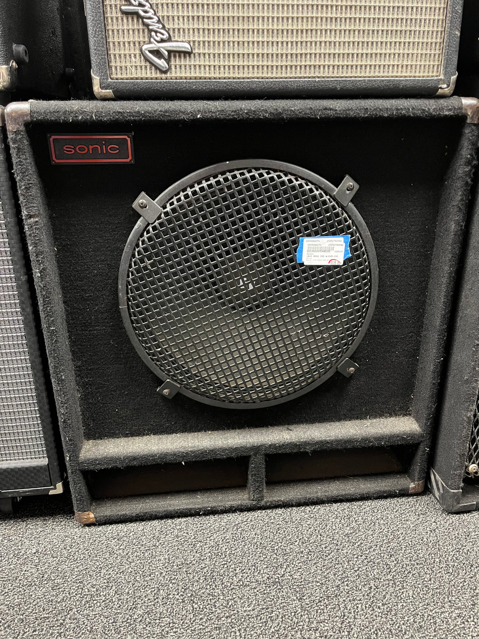 Used Sonic 1X15 BASS CAB W/EVM-15B 1 x 15 Bass Guitar Cabinet 1 x 15