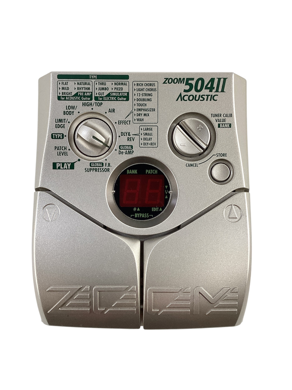 Used Zoom 504 II ACOUSTIC Floorboard Effect
