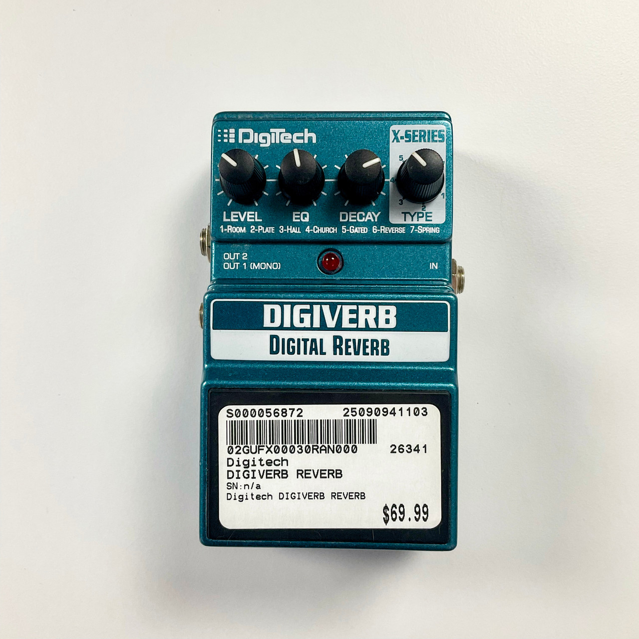 Digitech DIGIVERB digital reverb ☆送料込み デジテック デジバーブ