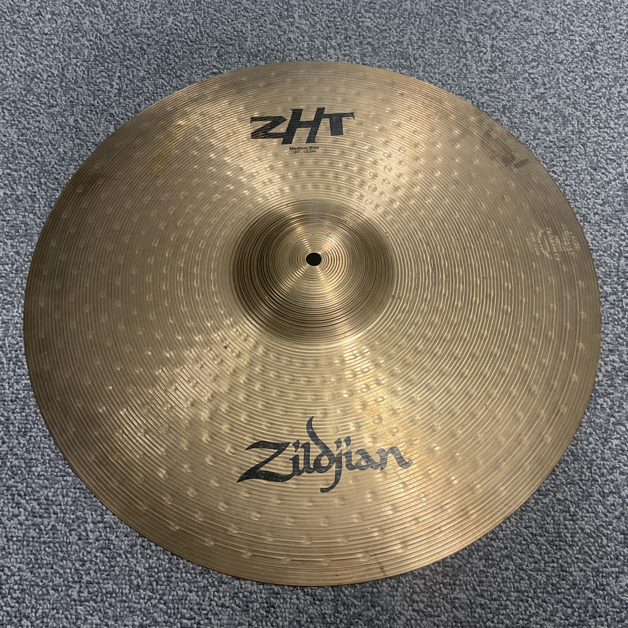 Used ZILDJIAN ZHT 20 INCH MEDIUM RIDE CYMBAL