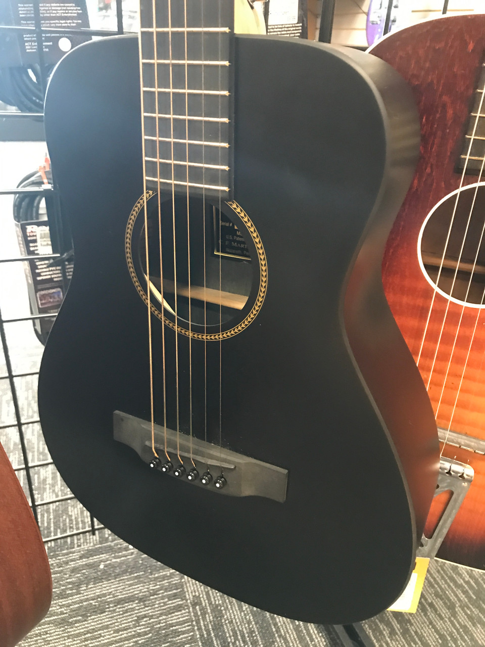 Used Martin LITTLE MARTIN LX Laminate Top Acoustic Guitar Black Used Martin LITTLE MARTIN LX Laminate Top Acoustic Guitar Black