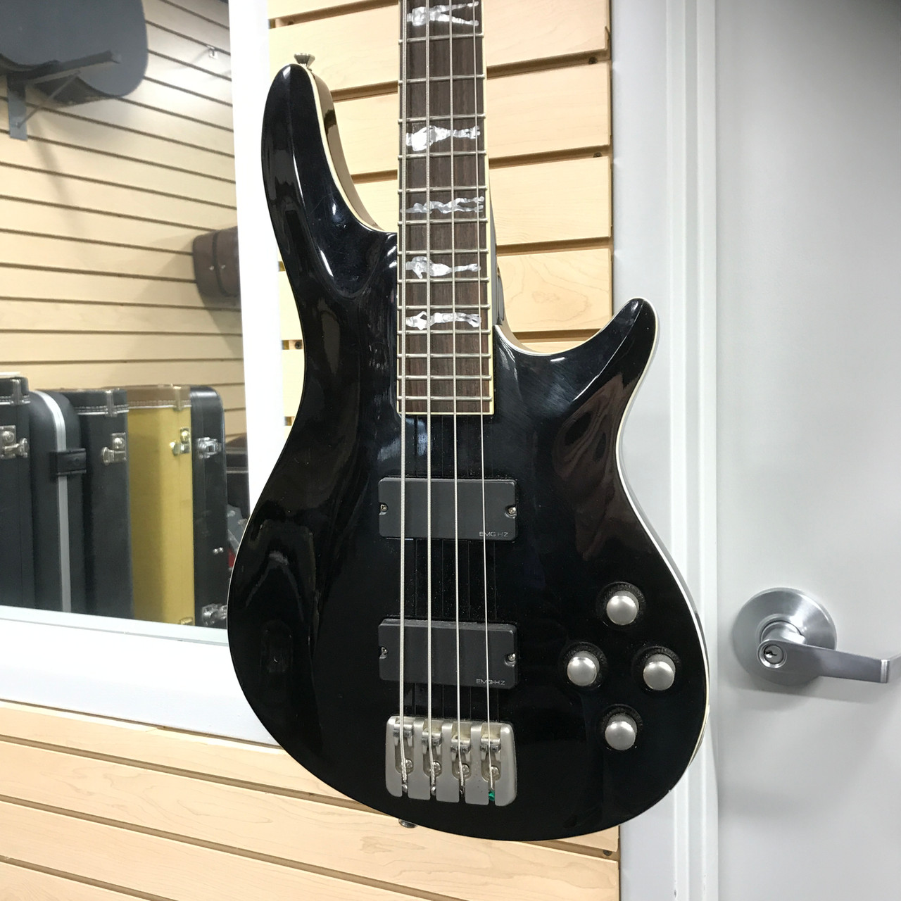 Used Schecter DIAMOND SERIES C4 XXX J Type Bass Guitar Black 4-String
