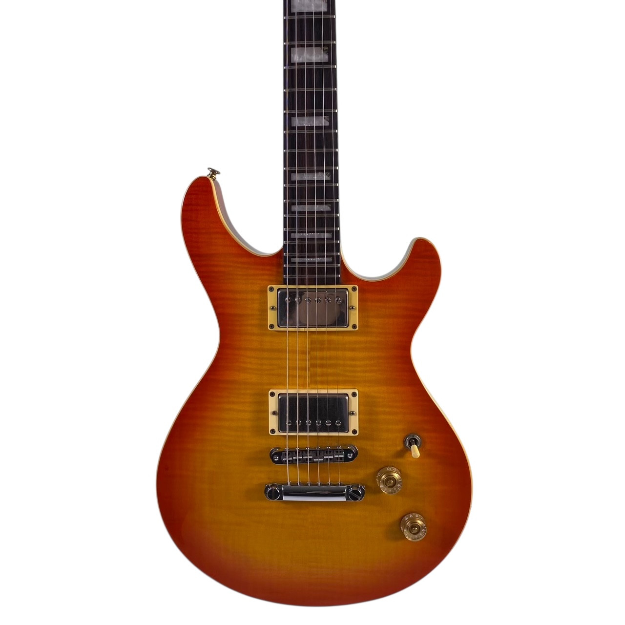 Used Cort M600 MIK Double Cut Electric Guitar Cherry