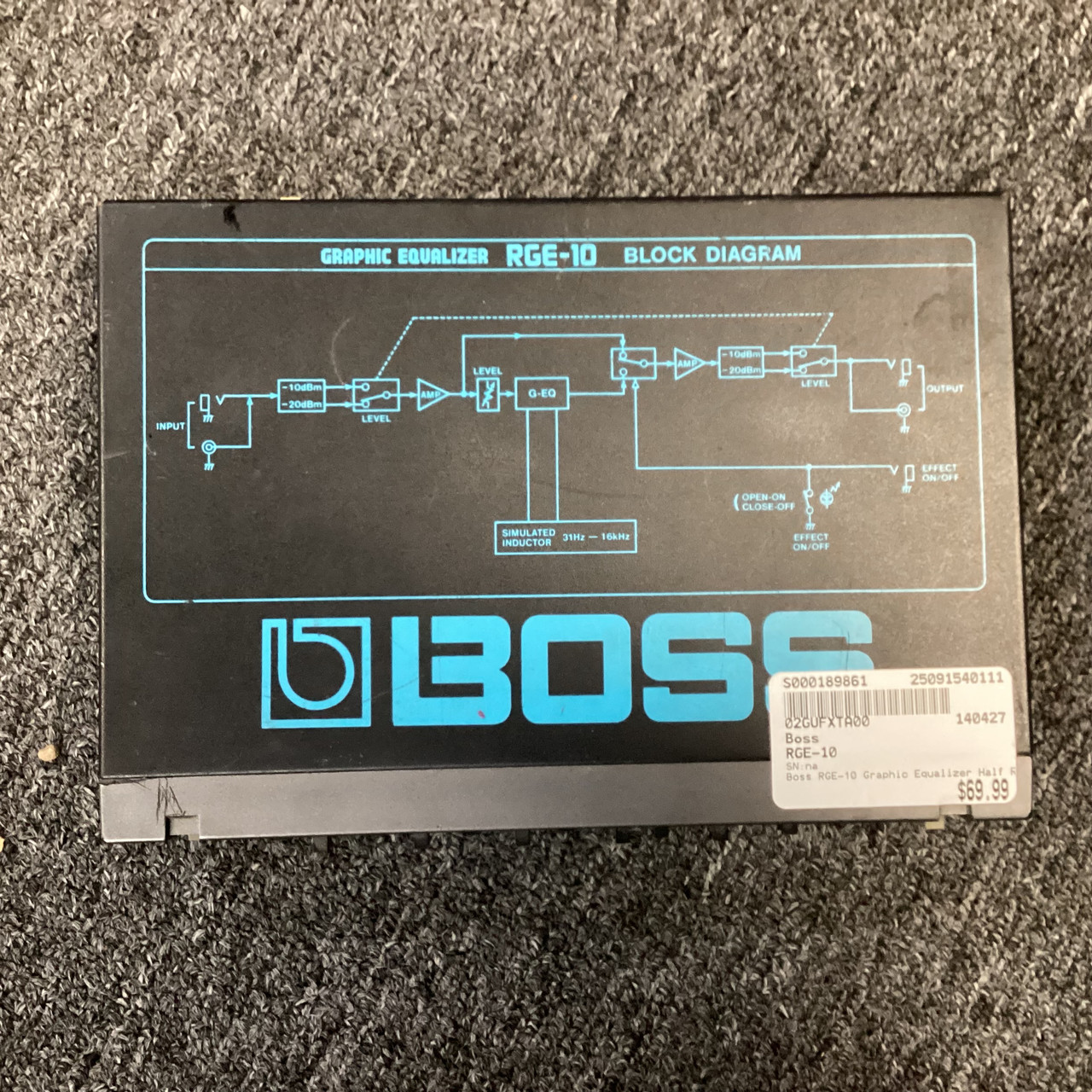 Used Boss RGE-10 Vintage EQ Pedal