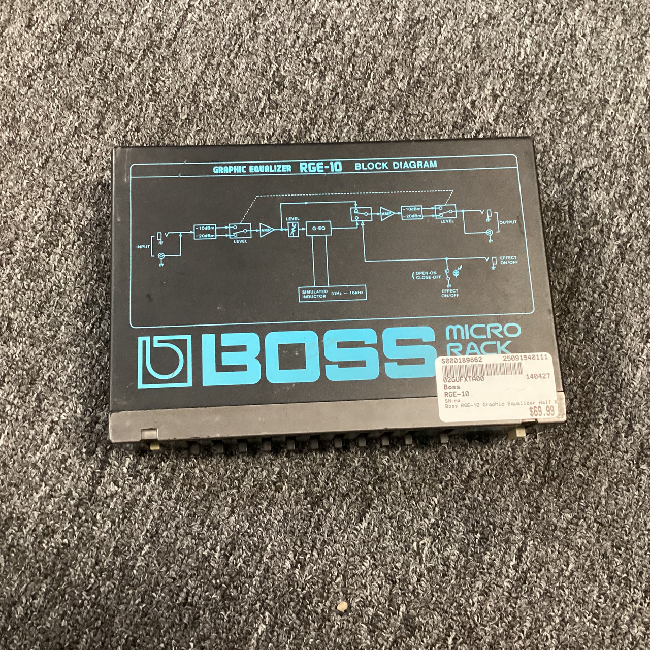 Used Boss RGE-10 Vintage EQ Pedal