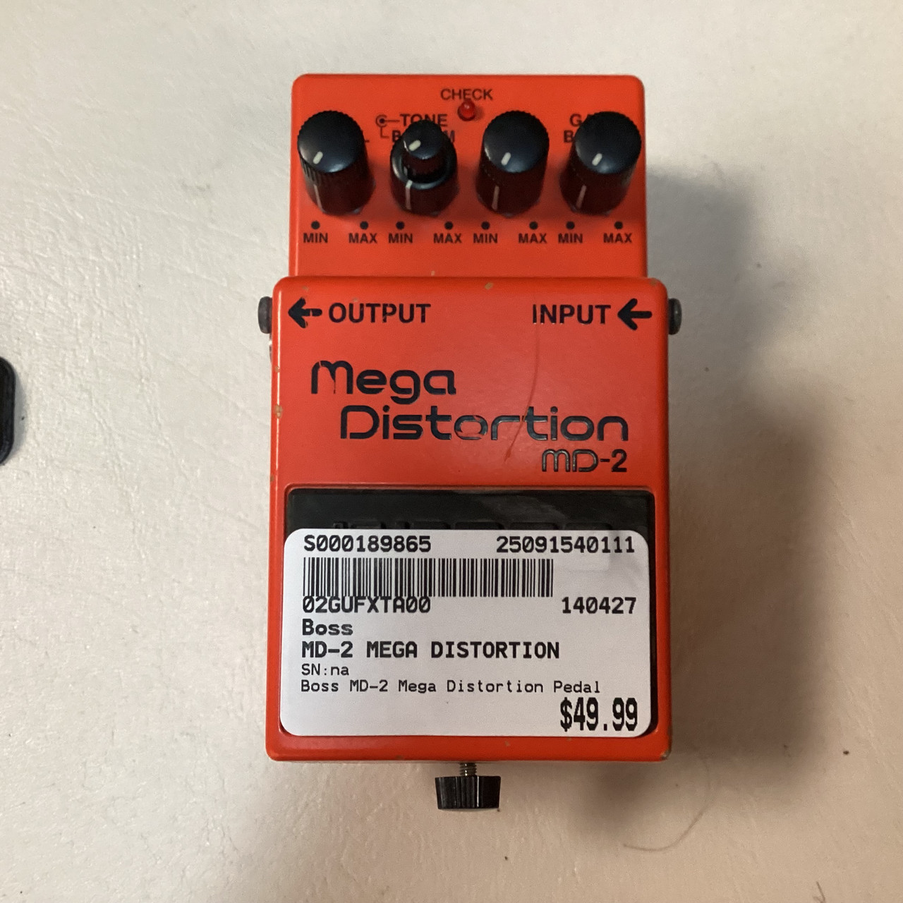 Used Boss MD-2 MEGA DISTORTION Distortion Pedal