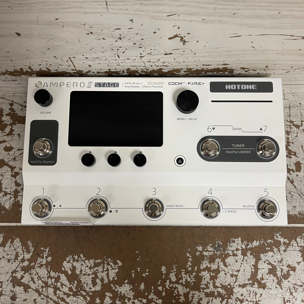 Used Hotone AMPERO II STAGE W/AC Floorboard Amp Modeling + FX