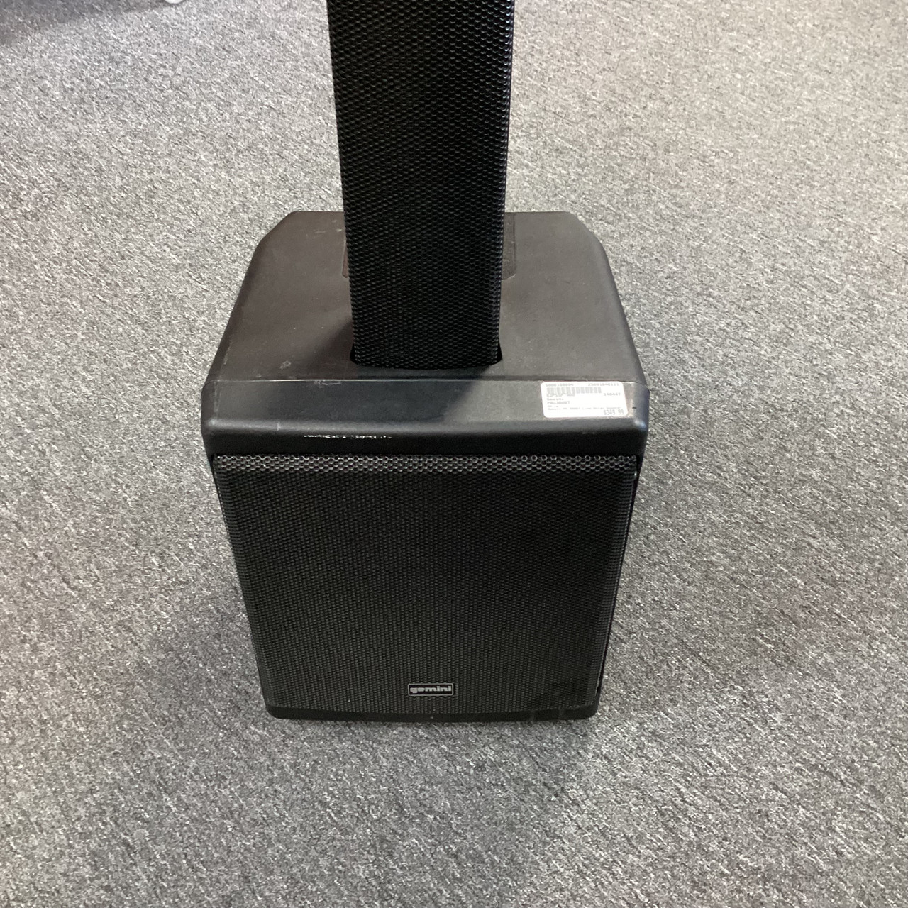 Used Gemini PA-300BT Powered Full Range Speaker Cabinet