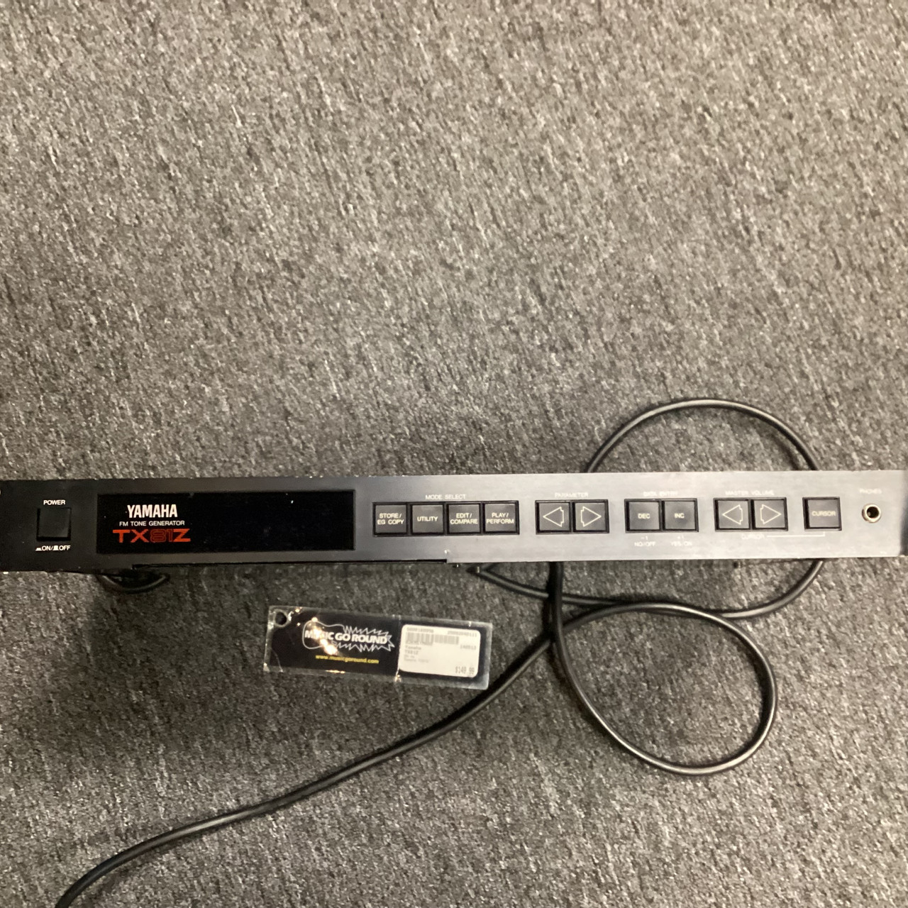 Used Yamaha TX81Z Vintage Rackmount Synthesizer Rackmount