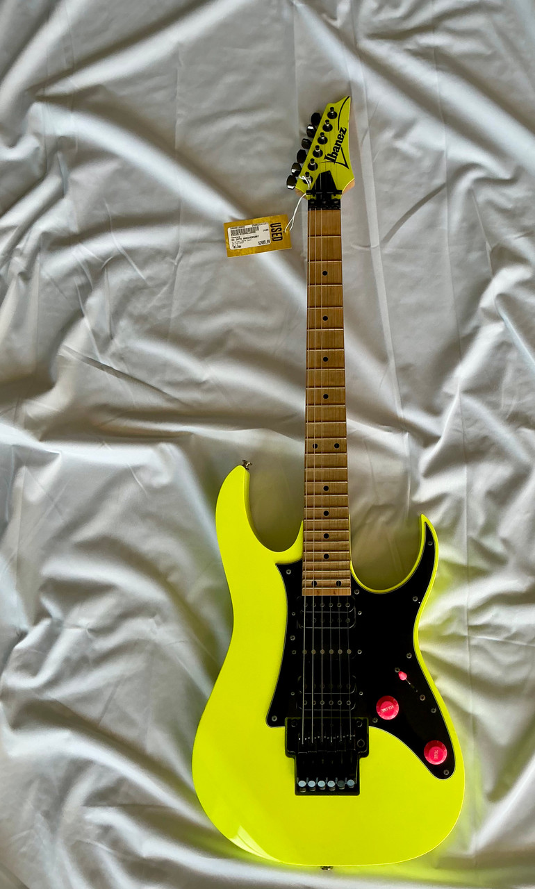 Used Ibanez RG 20TH ANNIVERSARY S Type Electric Guitar Yellow 6-String