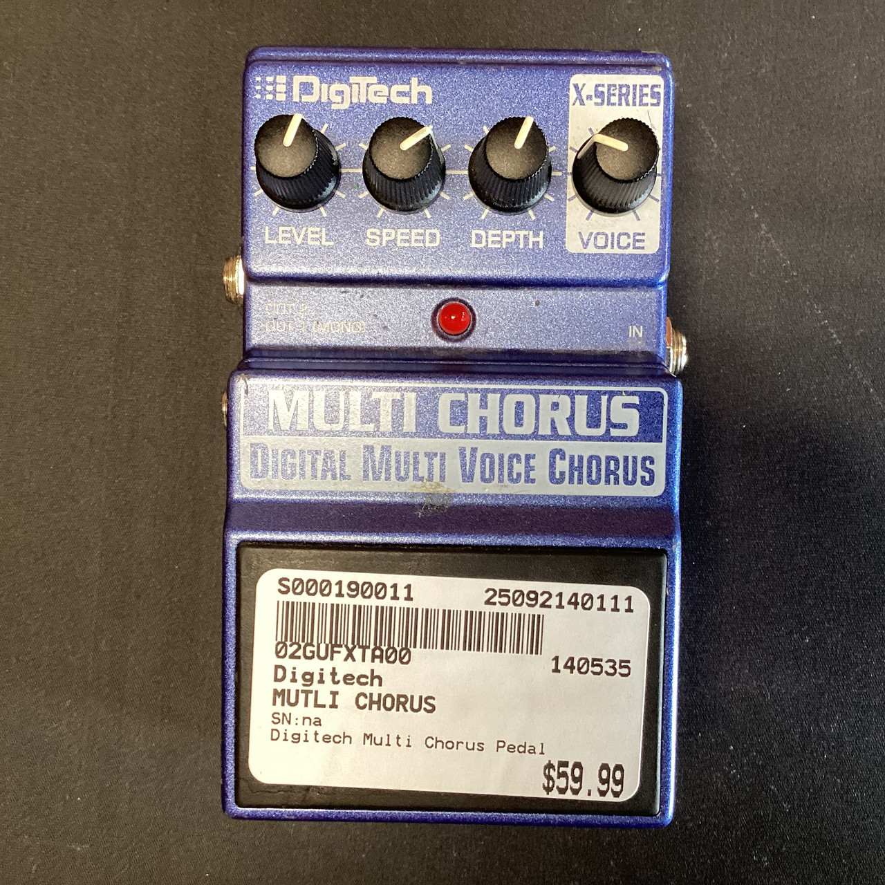 Used Digitech MUTLI CHORUS Chorus Pedal