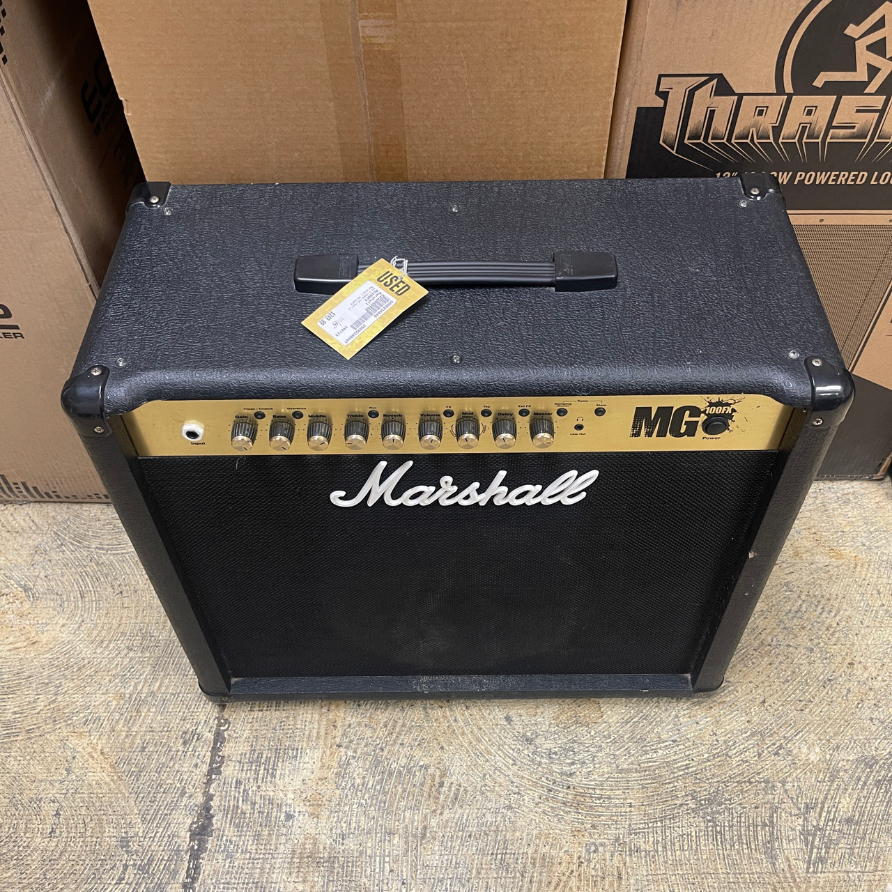 Used Marshall MG100FX 1 x 12 Solid State Amplifier 1 x 12 Used Marshall MG100FX 1 x 12 Solid State Amplifier 1 x 12