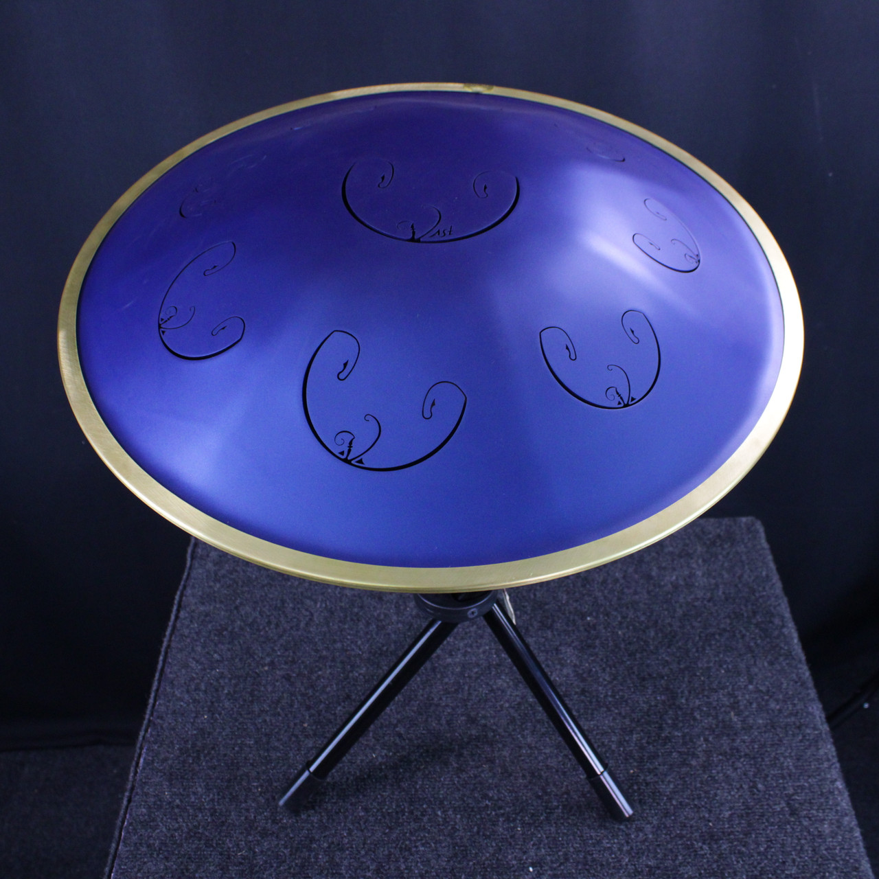 Used RAV VAST HANDPAN W/MALLETS/BAG/STAND Percussion Instrument