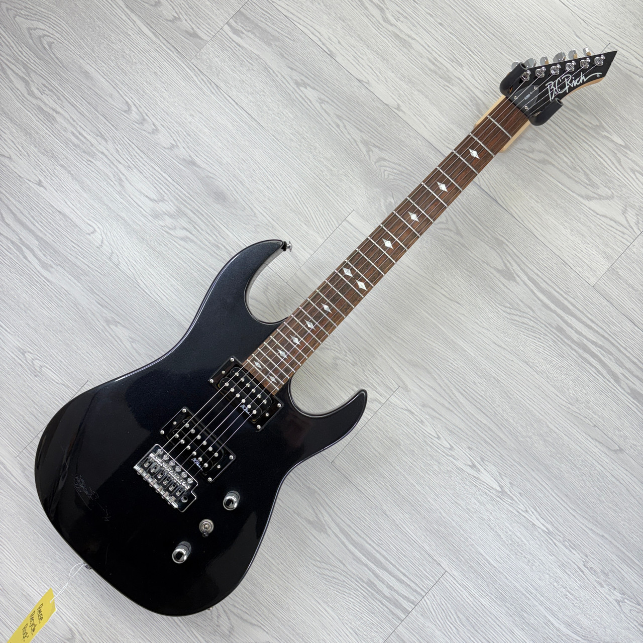 Used BC Rich ASM 1 S Type Electric Guitar Black 6-String