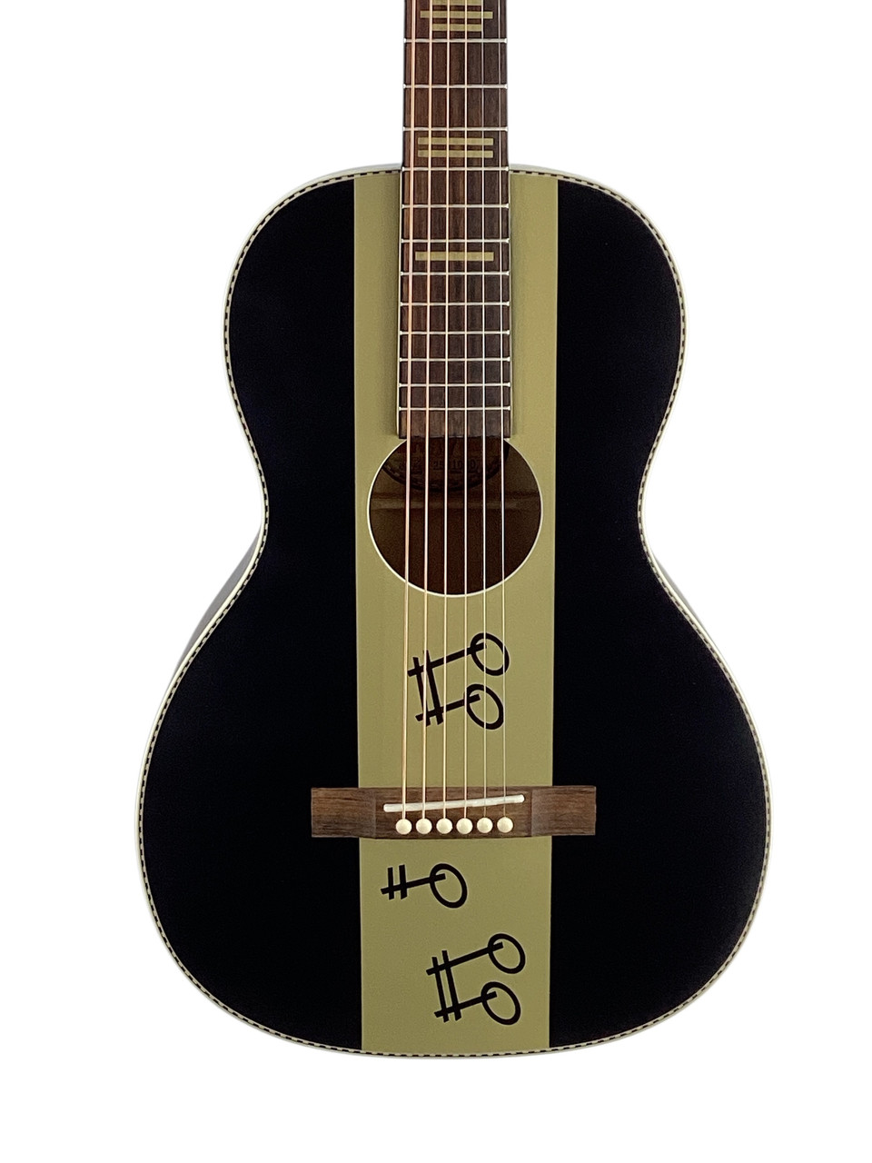 Used Recording King RPS-7-NGB DIRTY 37 SIZE 0 BLK/GOLD Solid Top