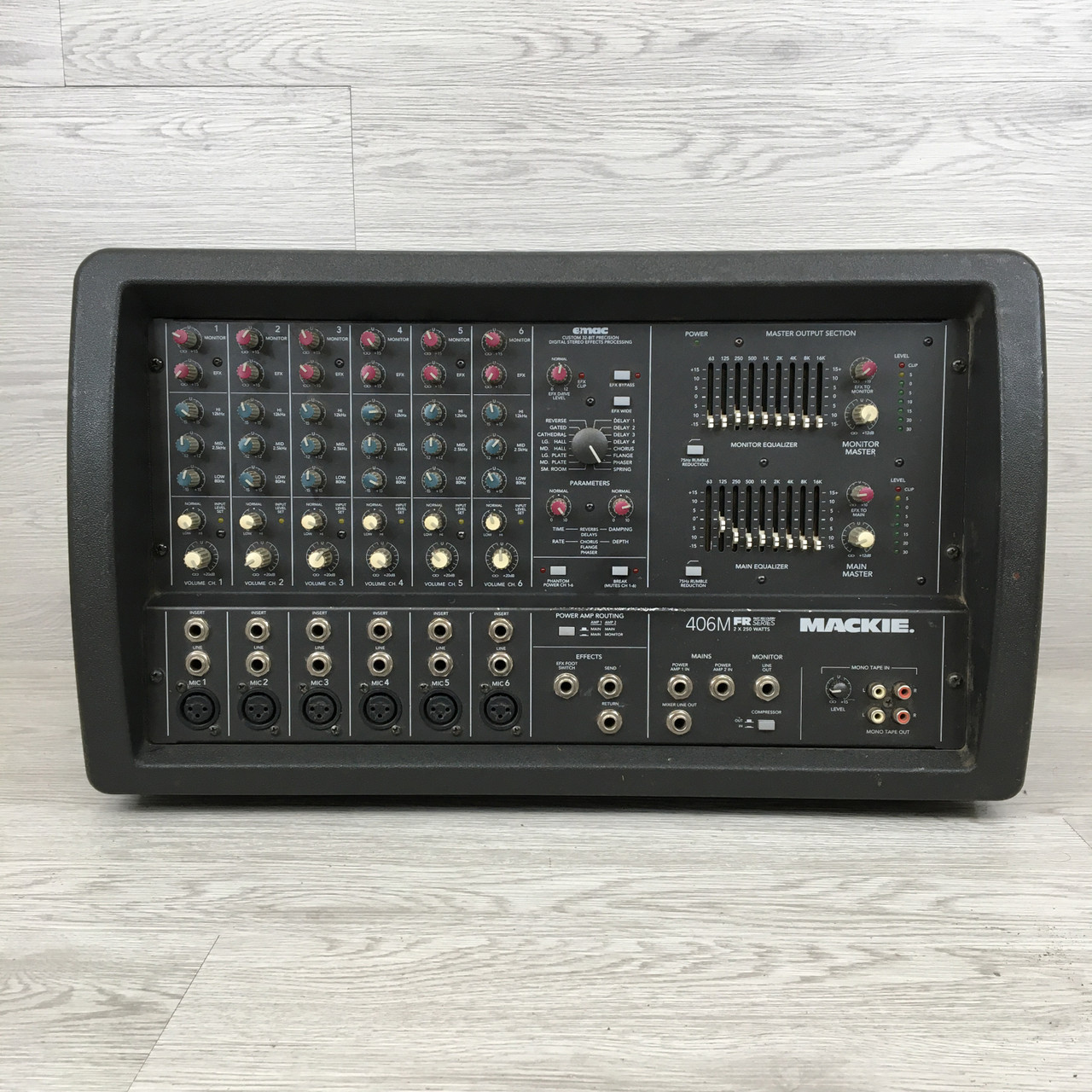 Used Mackie 406M FR -FADER- Powered Mixing Head