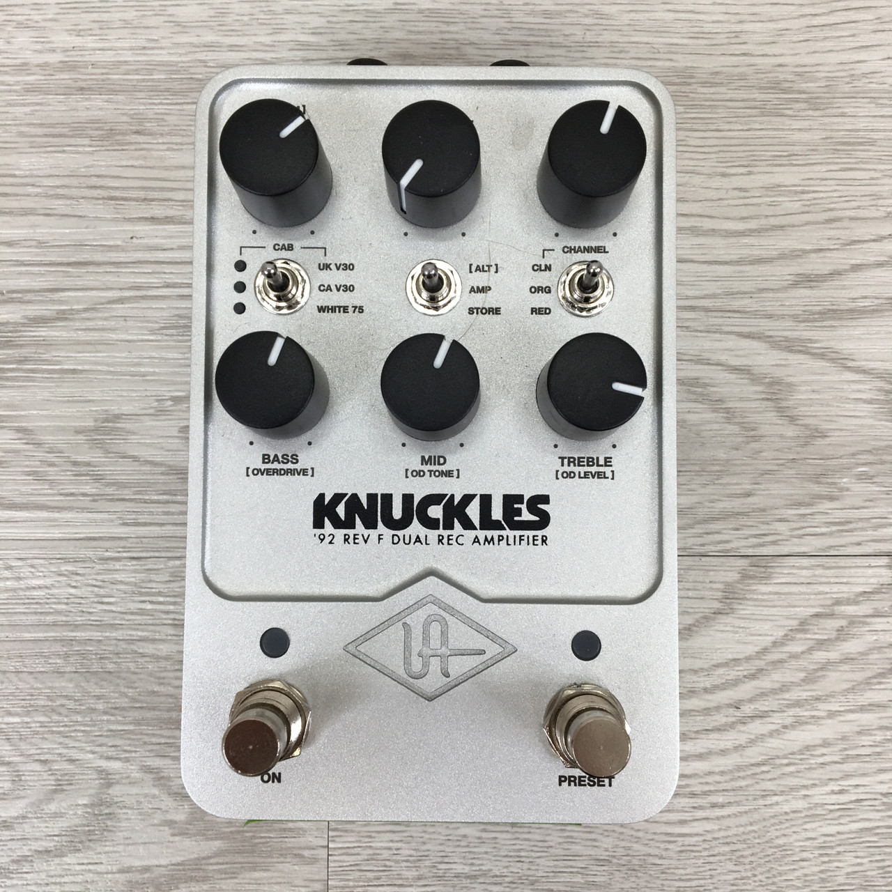 Used UA KNUCKLES DUAL REC AMP SIM Amp Modeling Pedal