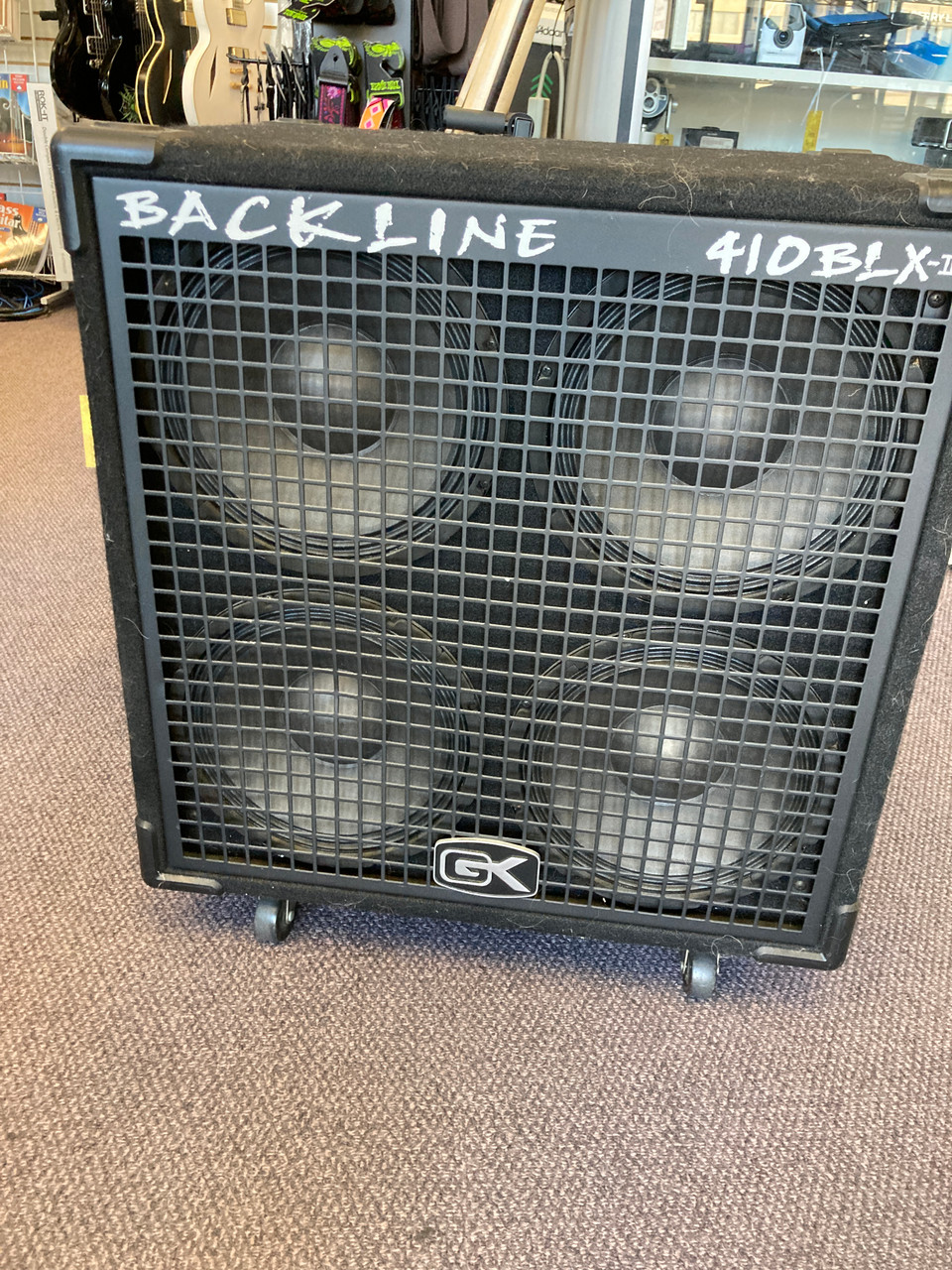 Used Gallien Krueger 410GLX-II 4 x 10 Bass Guitar Cabinet 4 x 10