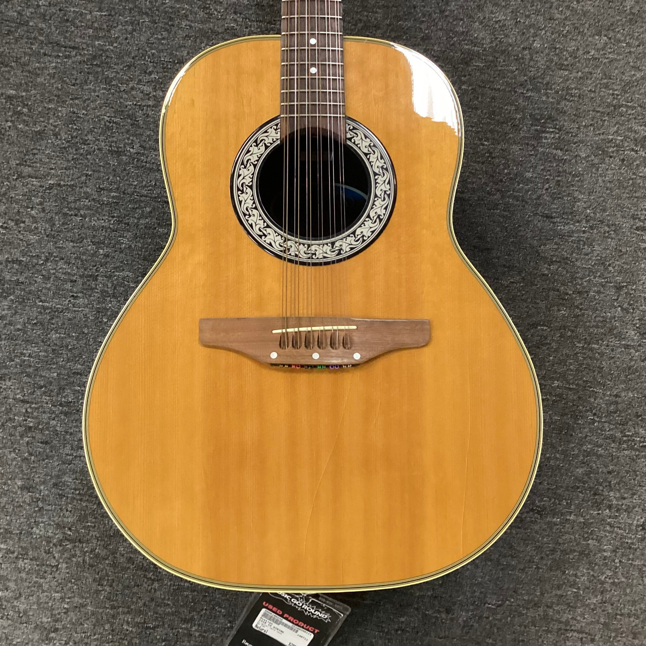 Used Ovation 1315 12 STRING Vintage Laminate Top Acoustic Guitar