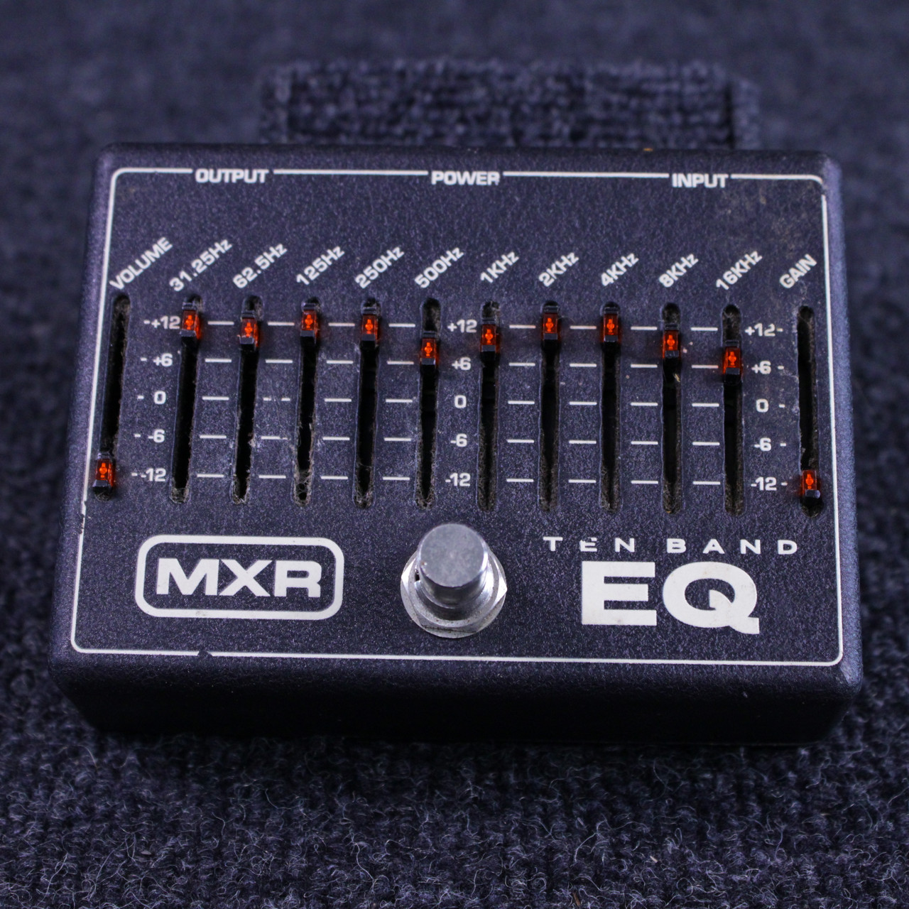 Used MXR 10 BAND EQ BLACK BOX EQ Pedal