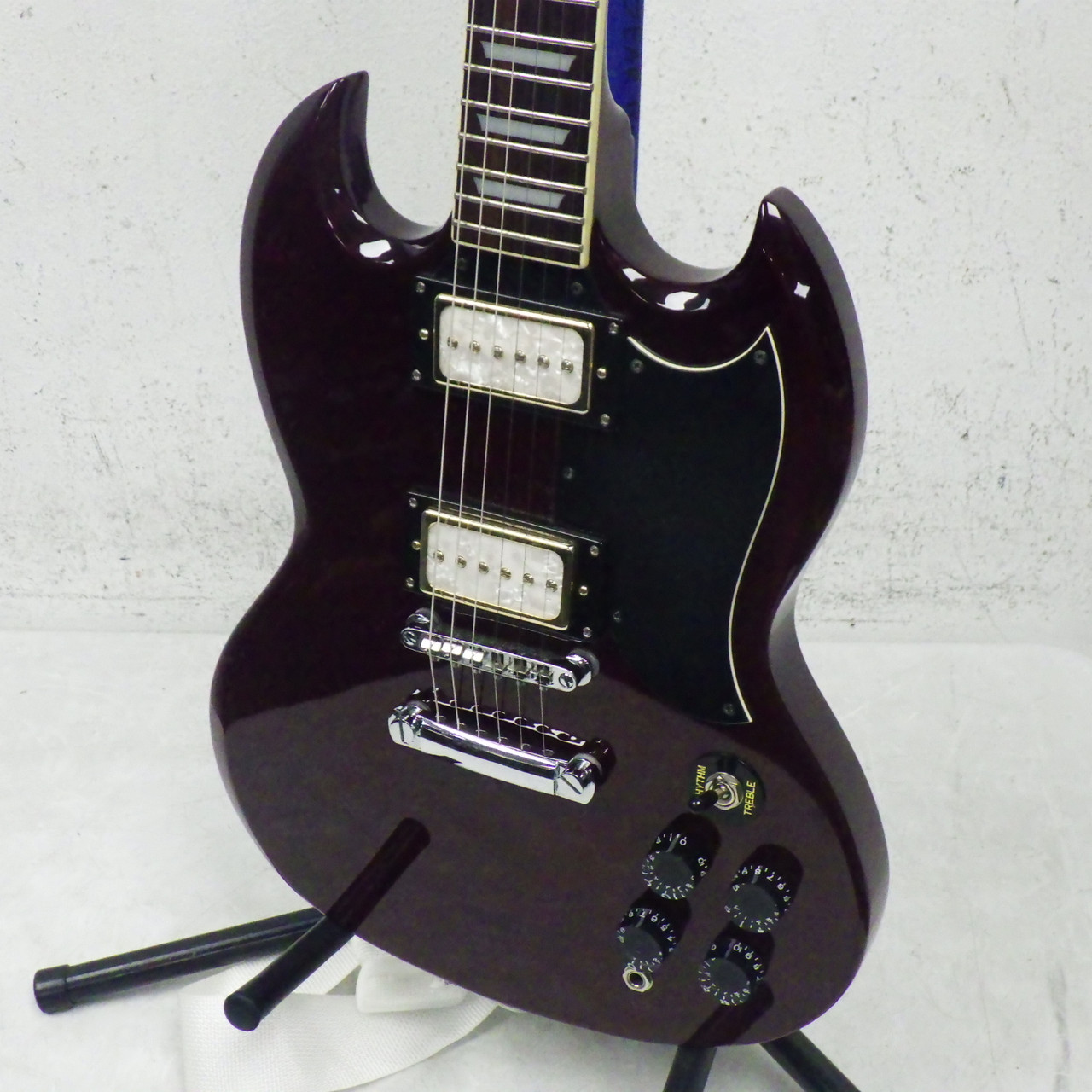 Used Samick ARTIST SERIES SG450 SG Type Electric Guitar Red 6-String