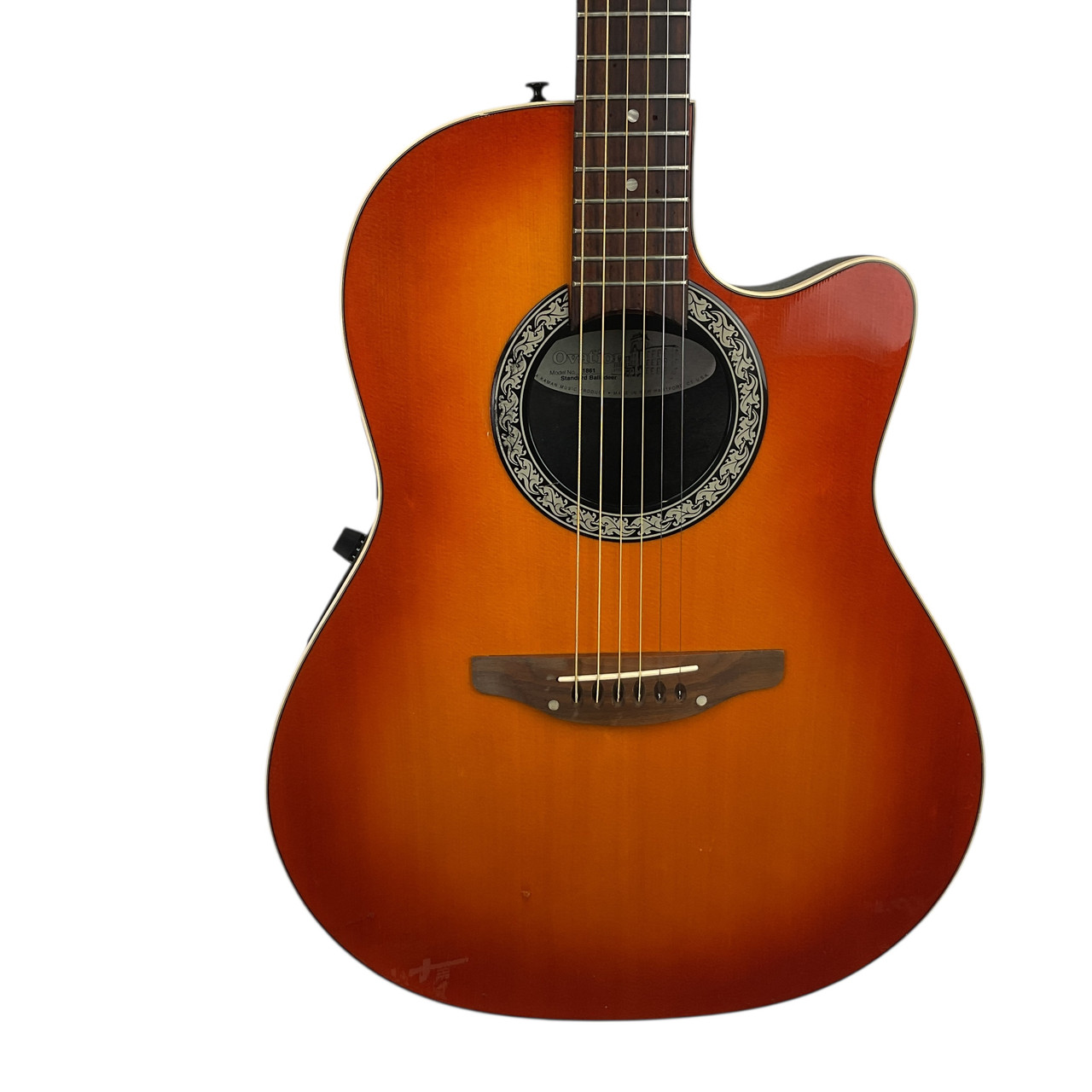 Used Ovation 1861 STANDARD BALLADEER Vintage Solid Top Acoustic