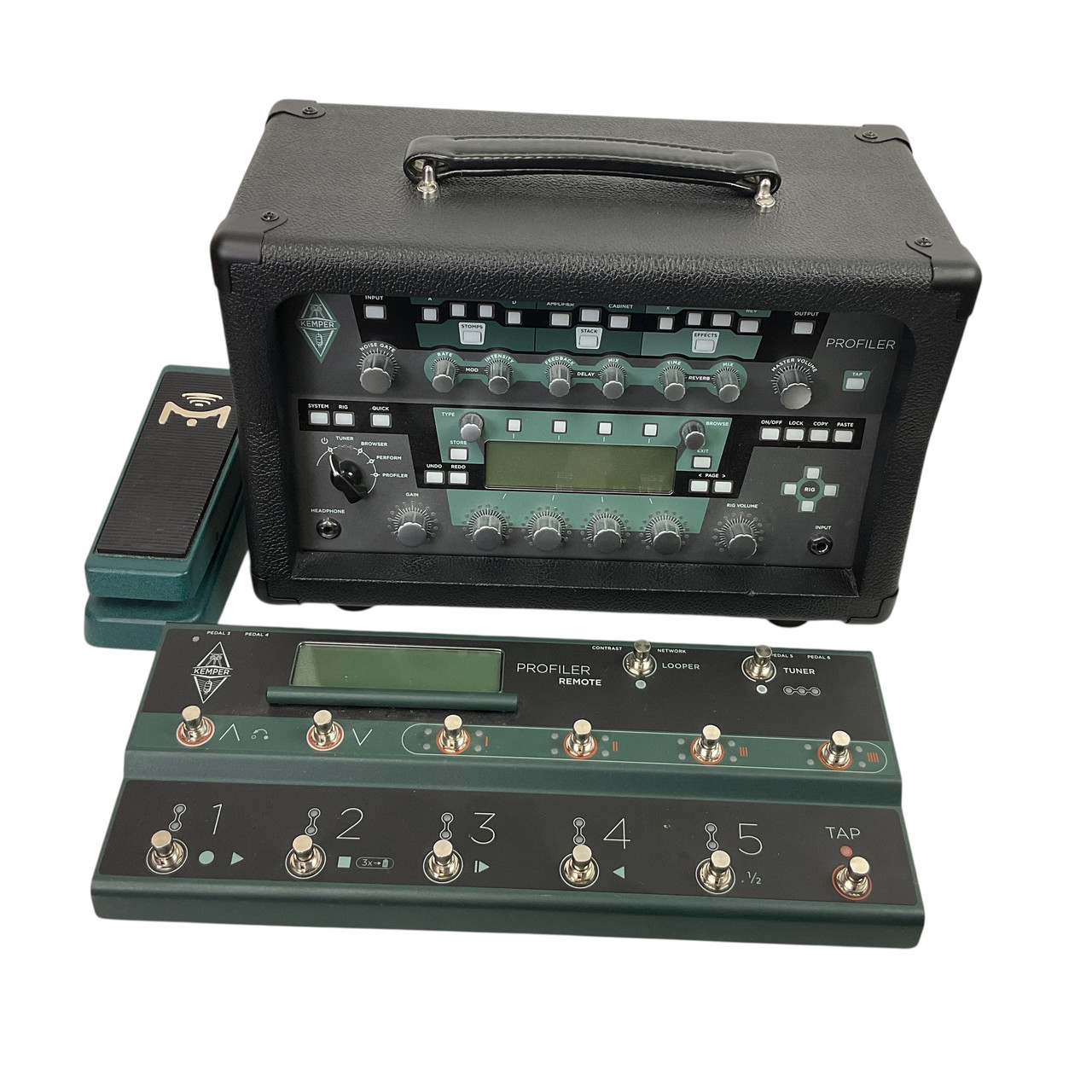 その他 KEMPER pPROFFILER Used Kemper PROFILER W/ CASE REMOTE AND PEDAL Floorboard Amp