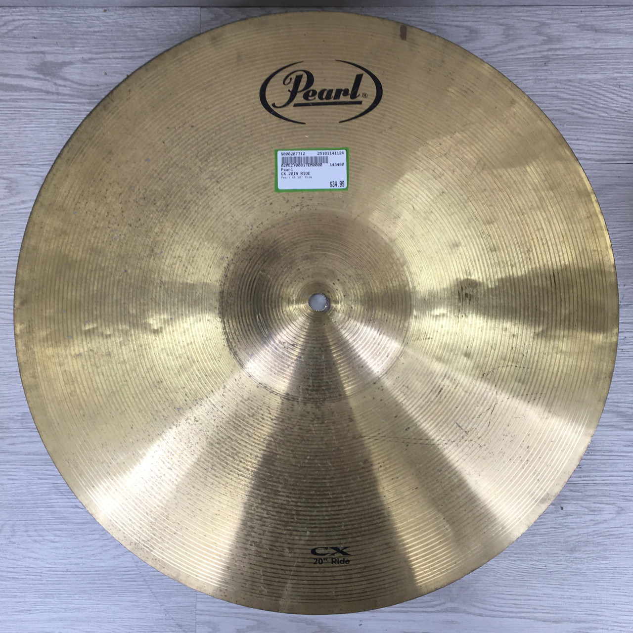 Used Pearl CX 20IN RIDE Ride Cymbal 20