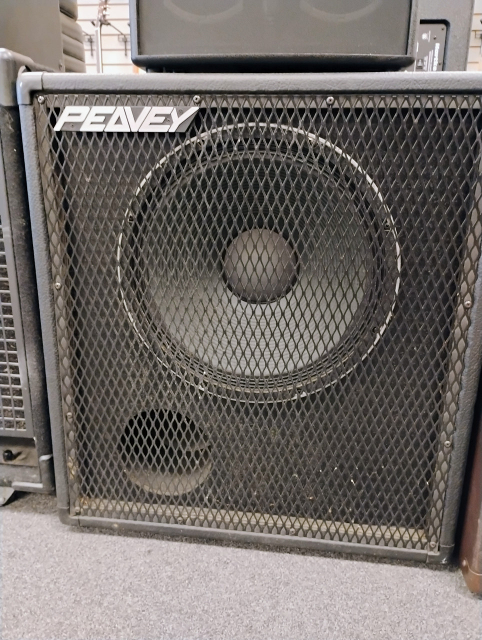 Used Peavey 115BX BW CABINET 1 x 15 Bass Guitar Cabinet 1 x 15