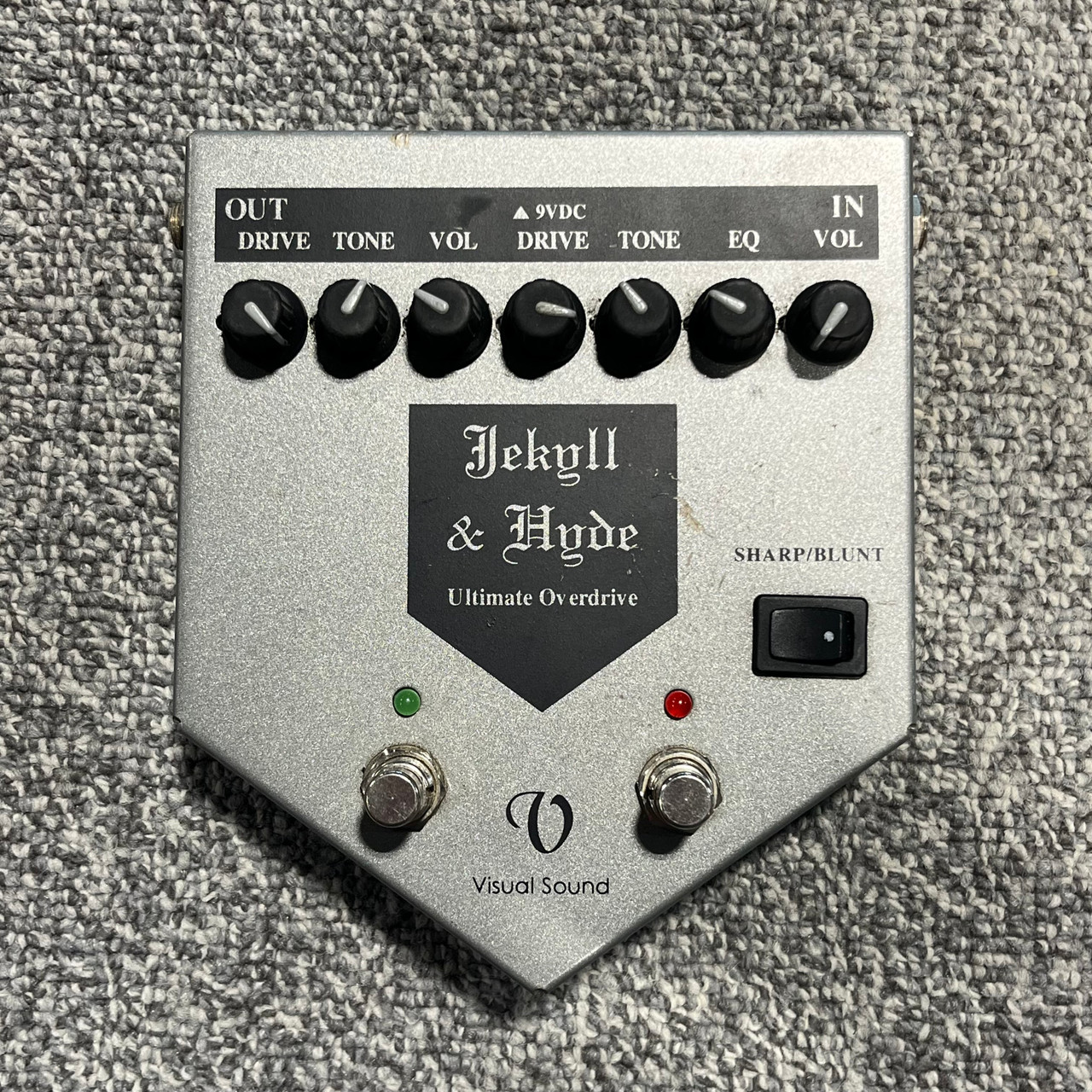 Used VISUAL SOUND JEKYLL AND HYDE V1 ULTIMATE OVERDRIVE Guitar Pedal