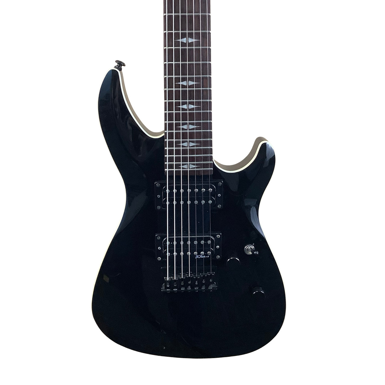 Used BC Rich VILLAIN ESCAPE 7 ST Electric Guitar Black 6-String