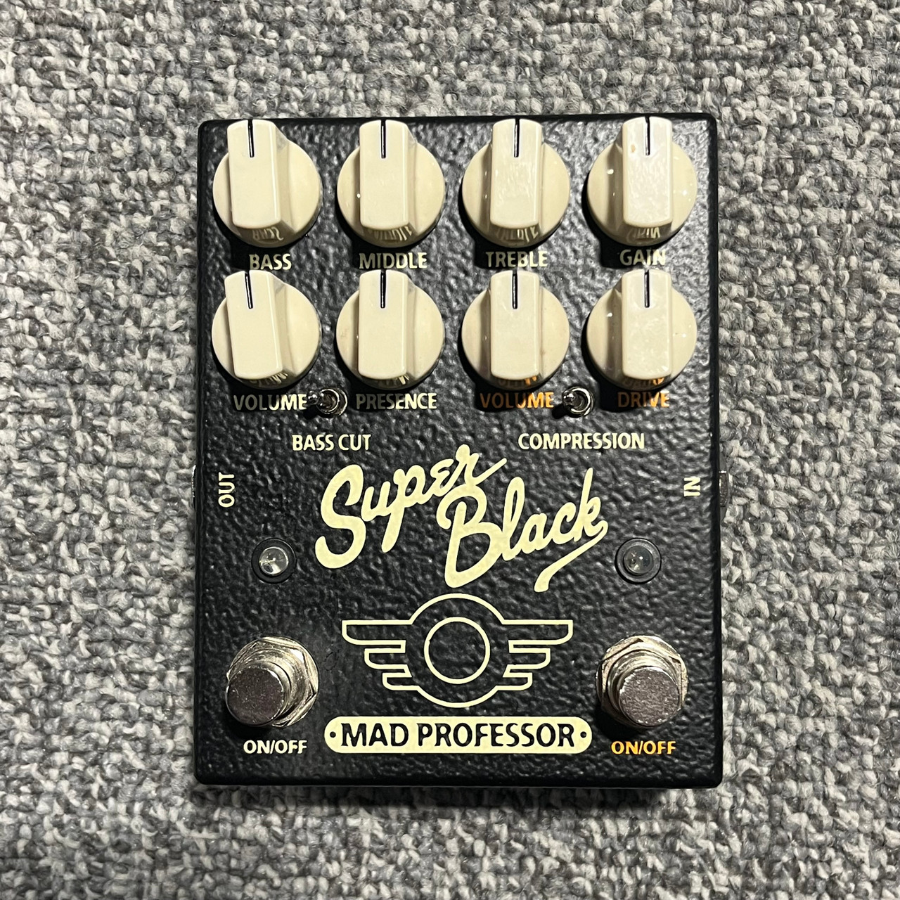 Used MAD PROFESSOR SUPER BLACK Guitar Preamp Overdrive Pedal