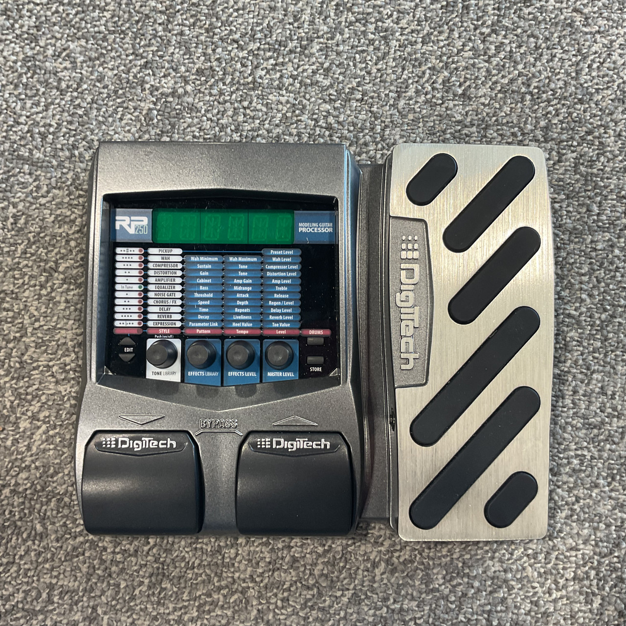 Used DIGITECH RP250 Guitar Multi Effects Pedal