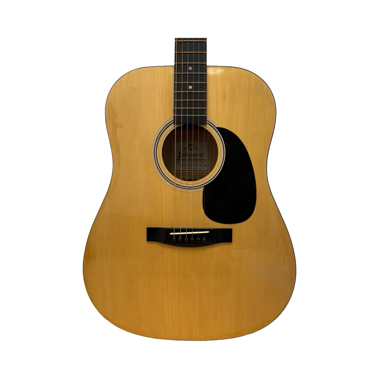 Used Johnson JG-610-N DREADNOUGHT ACOUSTIC GUITAR Laminate Top