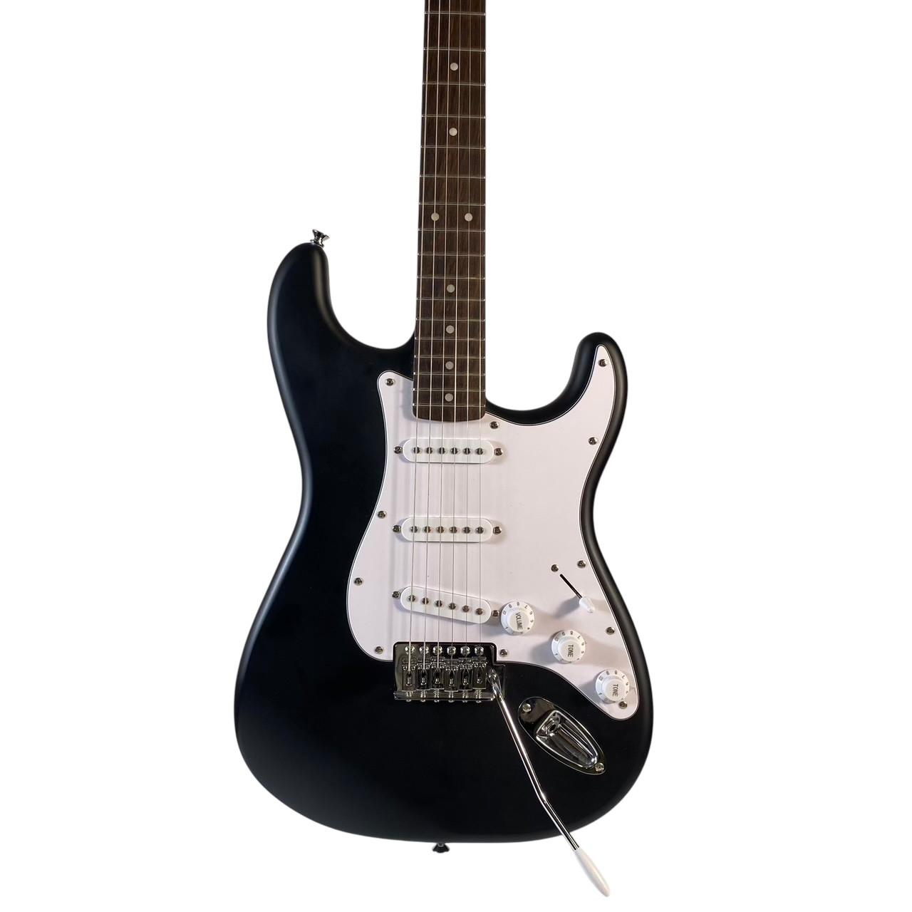 Used Squier STRATOCASTER S Type Electric Guitar Black 6-String